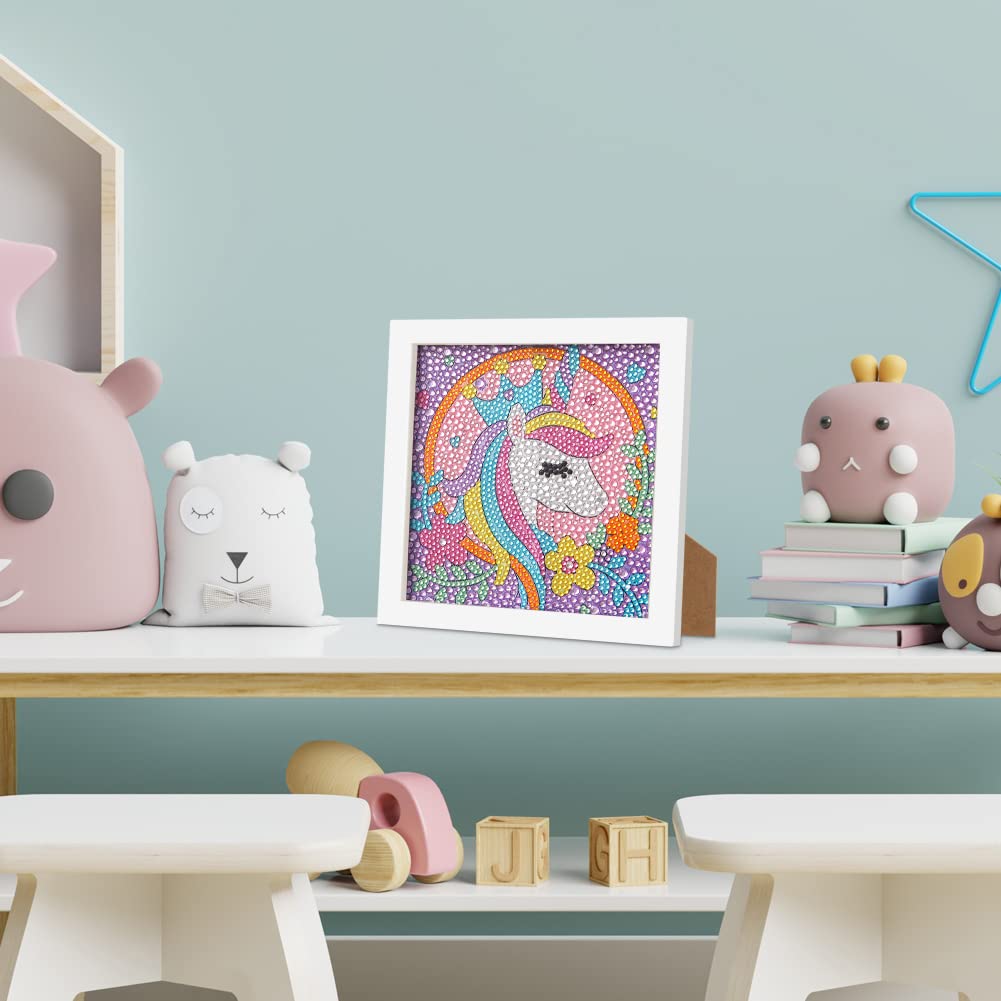 NAIMOE Diamond Painting Bambini E Adulti - Kit Completo 5D Con Tema Bovino - Arte Fai Da Te 30x40cm Per Decorazione Parete - 4