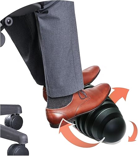 Miniatura 6 de Floortex AFS-TEX Reposapiés activo dinámico, reposapiés ergonómico para mantenerte activo mientras estás sentado, 7 x 16 pulgadas, negro