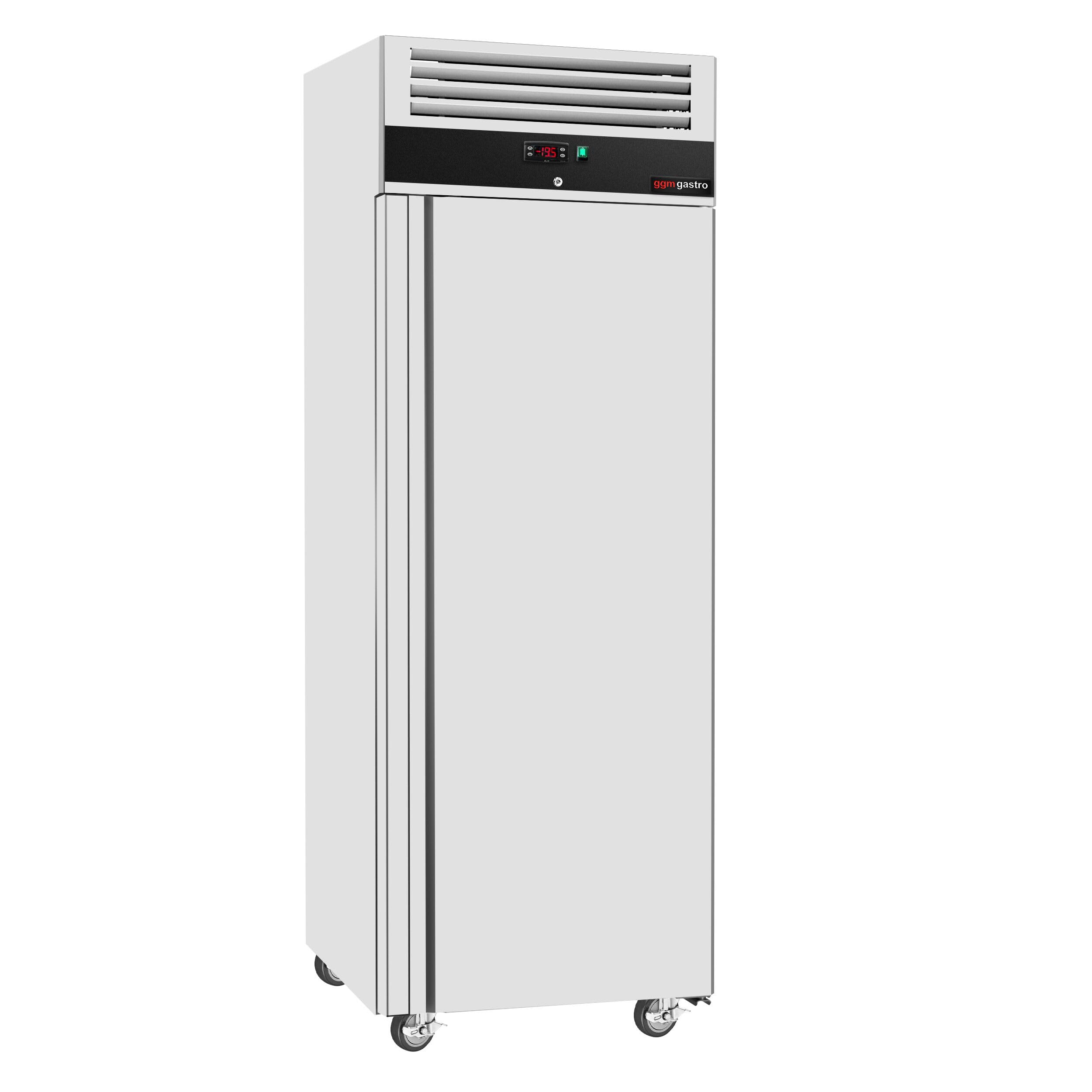 GGM Gastro Tiefkühlschrank ECO 400 L | Ideal für den Dauereinsatz, hygienisch durch Edelstahl, einfache Reinigung, abschließbar, flexibel positionierbar