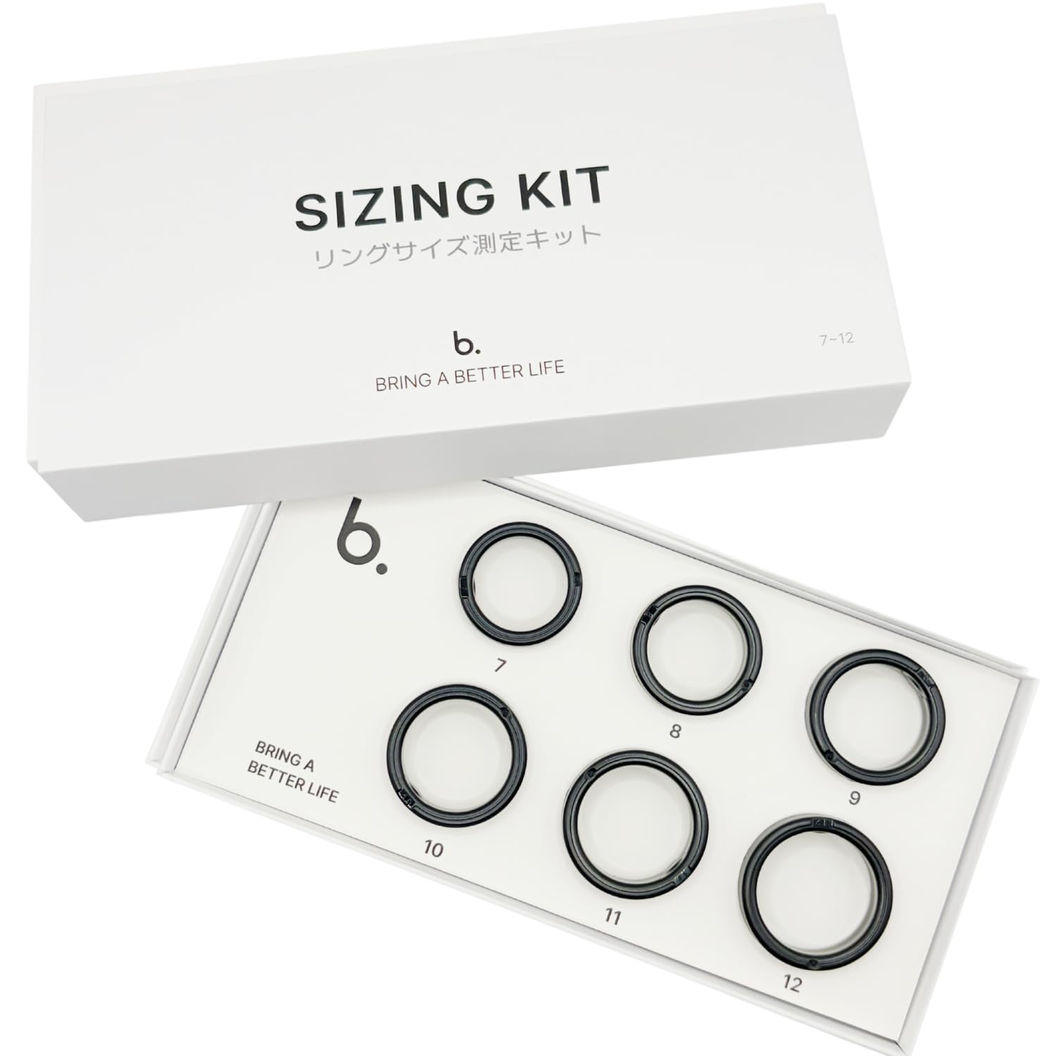 b.ring ブリング スマートリング 専用 サイズキット 7〜12号（US規格…