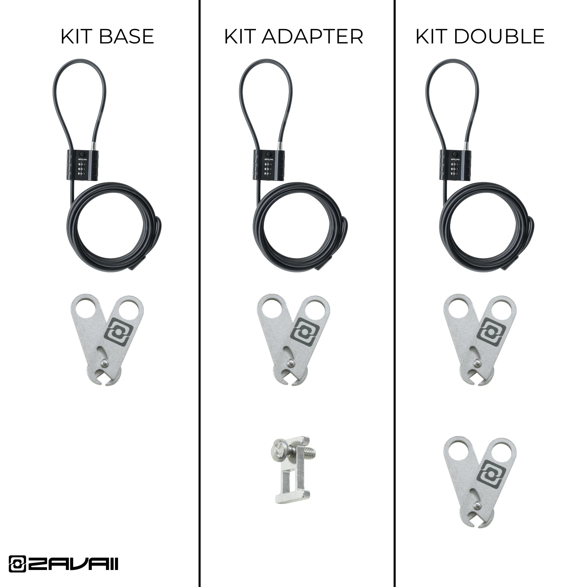 Kit Lucchetto Tavola da Surf | Surfboard Lock Anti-theft System | Water-Resistant Protection | Surf Lock Kit | Lucchetto Antifurto Surf