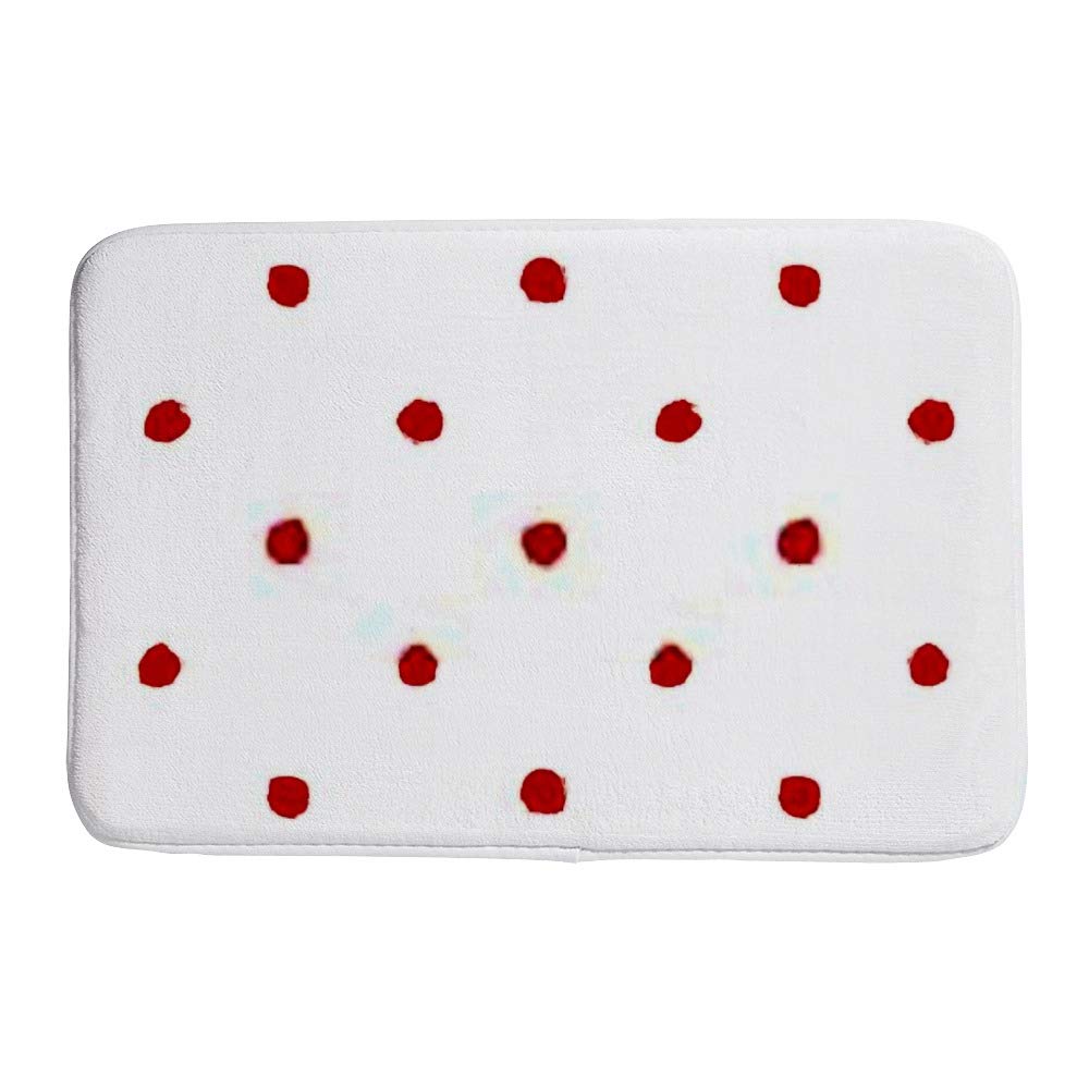 Tapis de bain ultra absorbant en microfibre corail lavable 50x80cm
