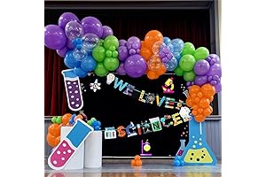 141PCS Science Birthday Party Decorations
