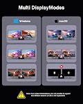 USB C to Dual HDMI Adapter, Newmight 7-in-1 USB-C Docking Station Dual Monitor Multiport Dongle with 2 HDMI 4K 60HZ, 3 USB 3.0, USBC 3.0 Data Port, 100W PD for MacBook Pro, iPhone 15/Pro Max, HP, Dell