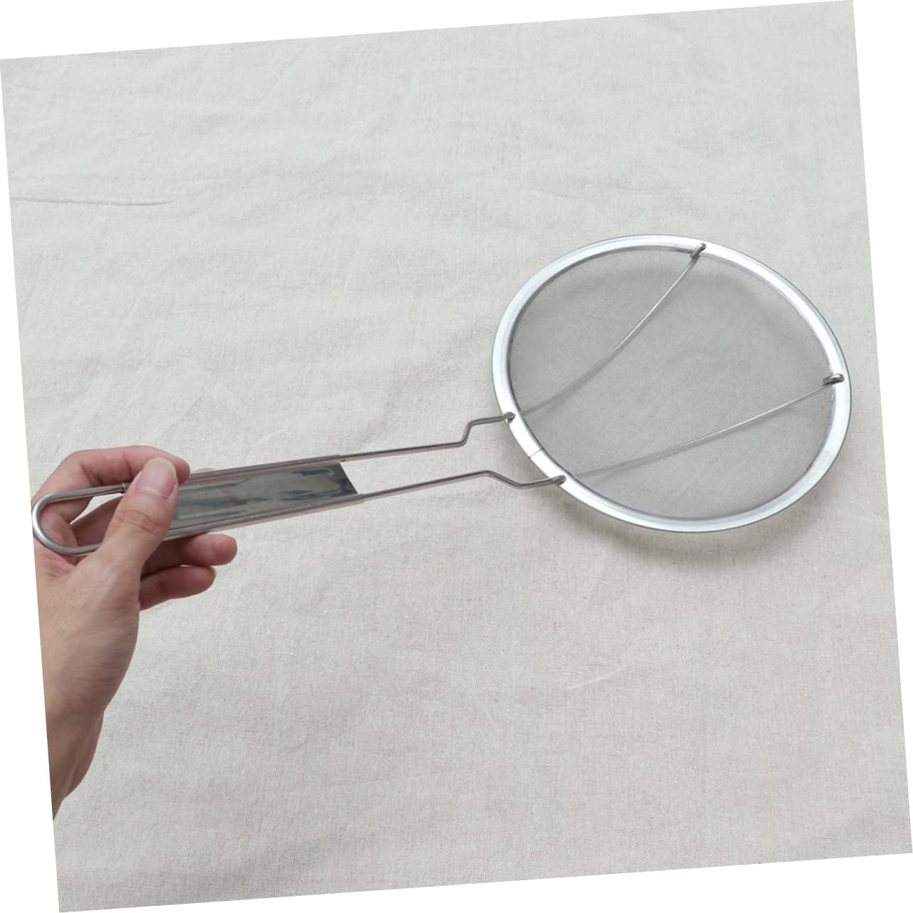 Stainless Steel Skimmer Ladle 22cm Kitchen Frying Strainer Spoon