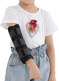 Elbow Joint Correcting Brace, Medical Arm Splint Support, Child/Adults Arm Immobilizer, Arm Sling for Children Broken Arm, Elbow, Wrist Support and Injury Recovery