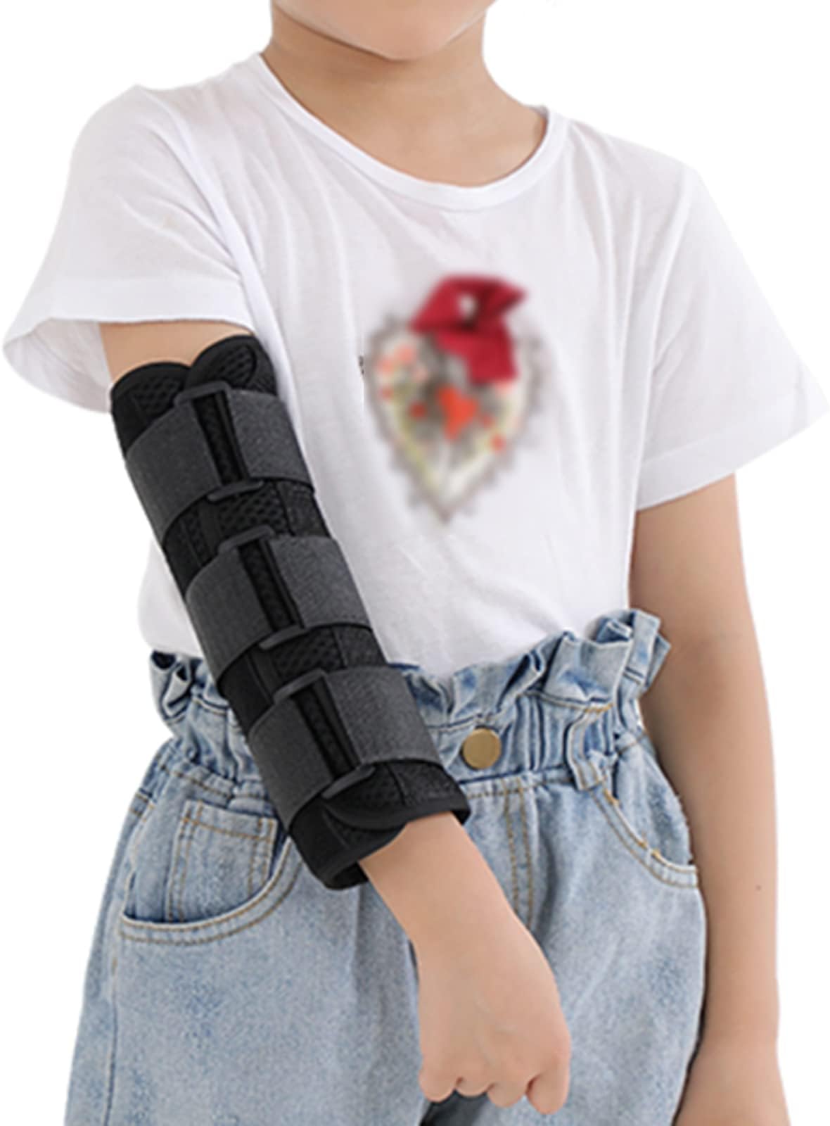 Elbow Joint Correcting Brace, Medical Arm Splint Support, Child/Adults Arm Immobilizer, Arm Sling for Children Broken Arm, Elbow, Wrist Support and Injury Recovery