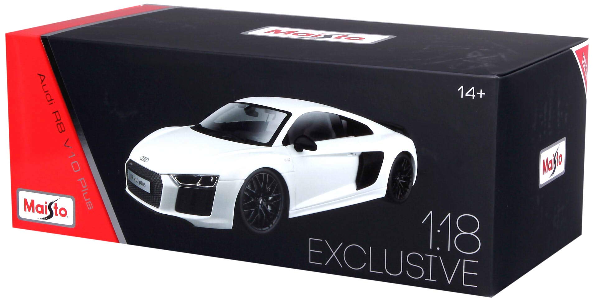 マイスト　Audi  R8 Maisto - Audi R8 Le Mans (2002, 1:18, Silver) 38659/3 - Toy