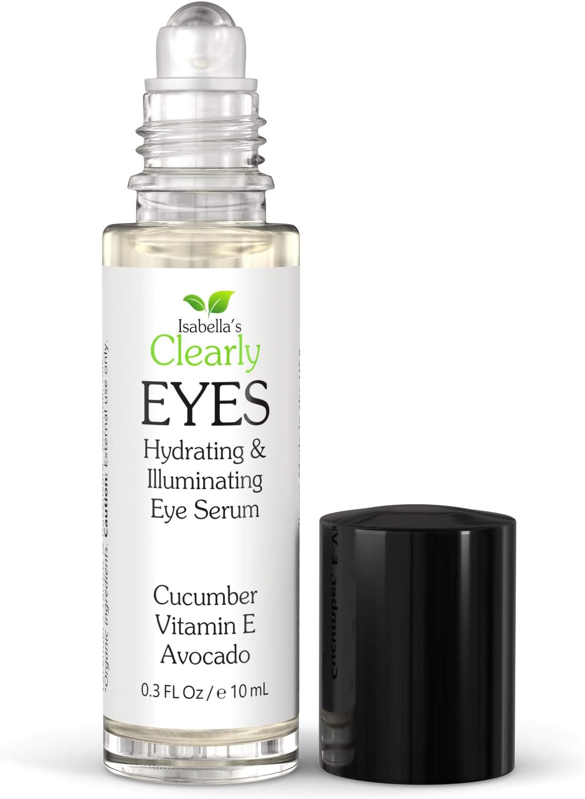 Clearly EYES Natural Anti Ageing Eye Serum | Hydrating and Firming Instant Treatment for Tired Puffy Eyes, Dark Circles, Swollen Eyelid, Eye Bags | Cucumber and Avocado Oils | Made in USA