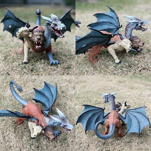 Image of SmilerSmile 7 inch Chimera Figurine Plastic Sea Creature Toy | Solid PVC Action Figure, Simulation Sea Animals, Educational Ocean Animal Model, Non-toxic Safe Bath Toy