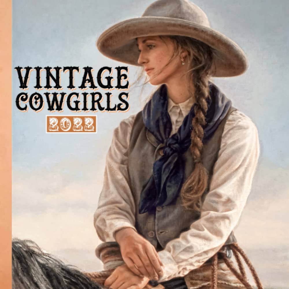 Buy Vintage Cowgirls 2022 : Retro Art Cowgirl Pictures Gift Idea 2022