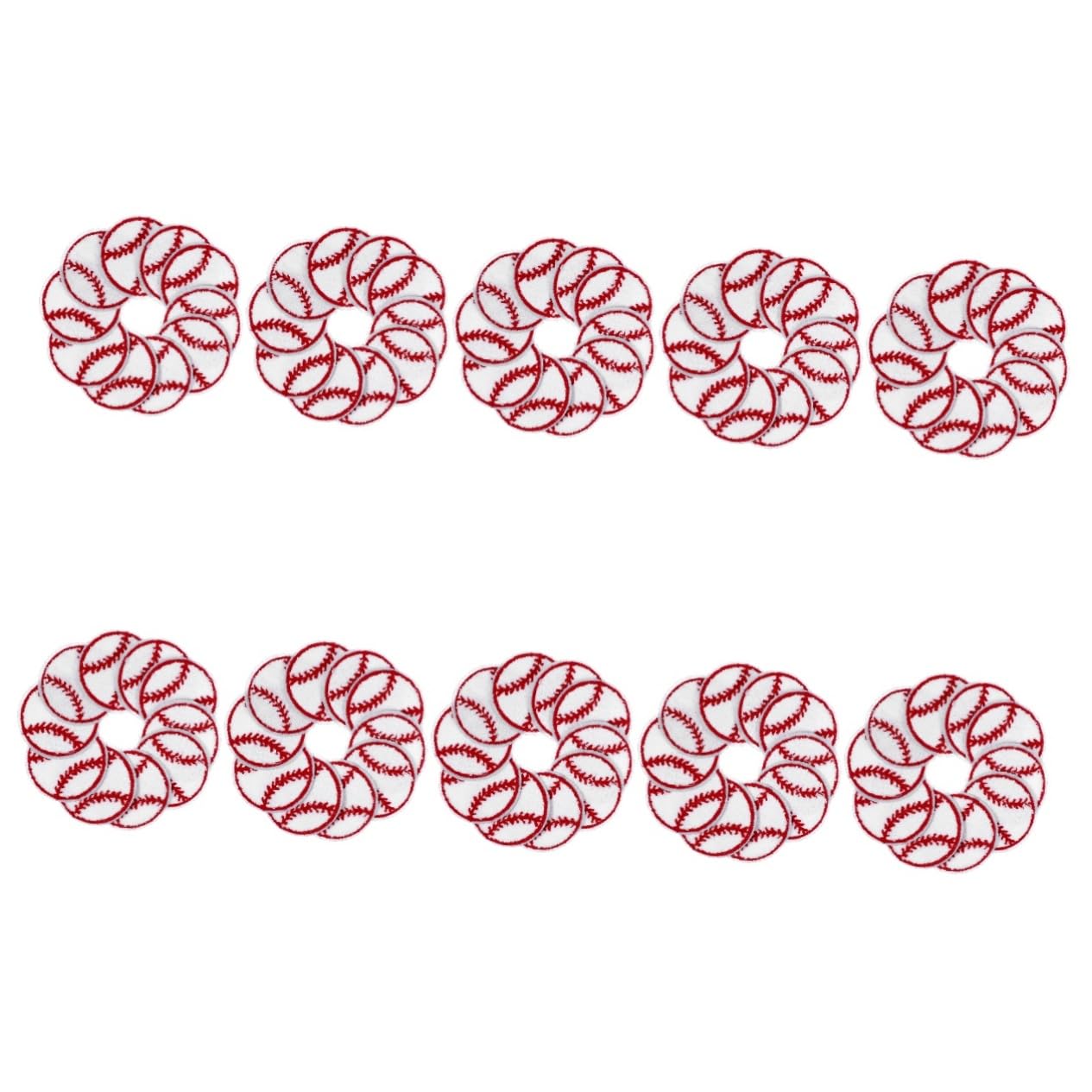 100pezzi Toppe Decorative Per Abbigliamento Toppe Resistente Per Jeans Giubbotti e Zaini Facile Applicazione e