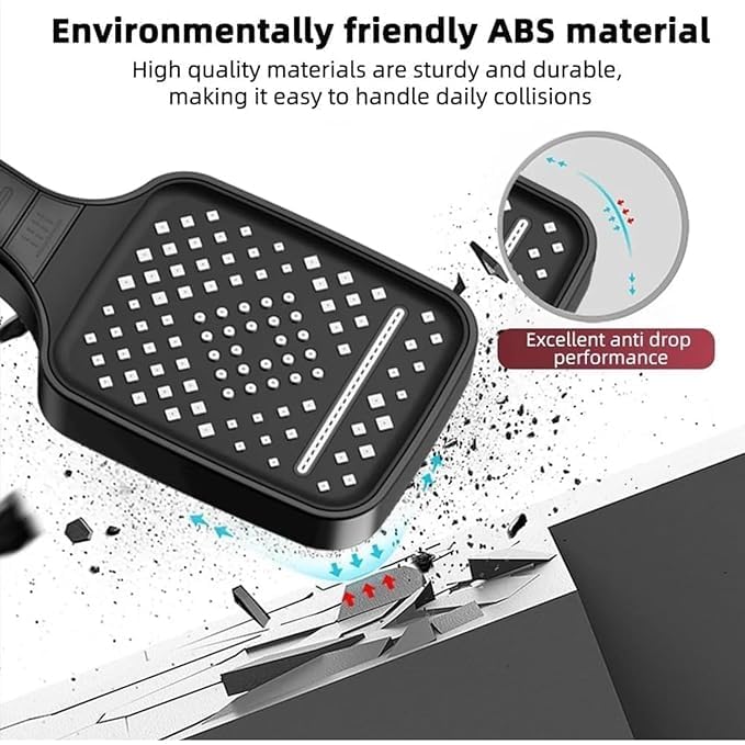 JAMBUVANTI 1Pack, Shower Head, High Pressure Shower with 3 Spray Modes, Powerful Shower Head Only, Universal Water Saving Large Head. (3 Spray Modes) 4