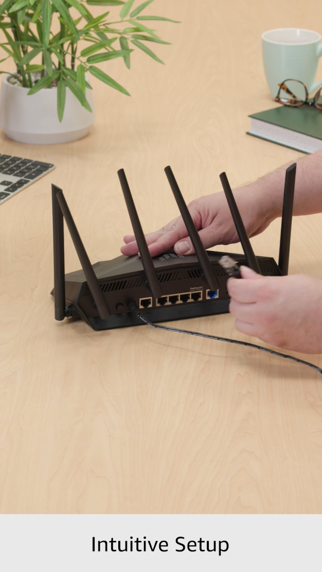 Amazon.com: ASUS TUF Gaming WiFi 6 Router (TUF-AX6000) - Puerto