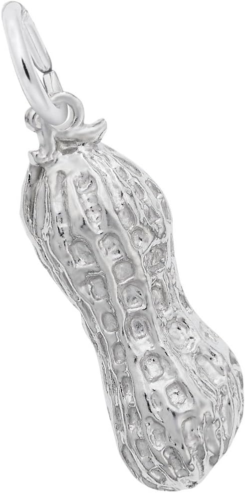 Peanut Charm, Charms for Bracelets and Necklaces