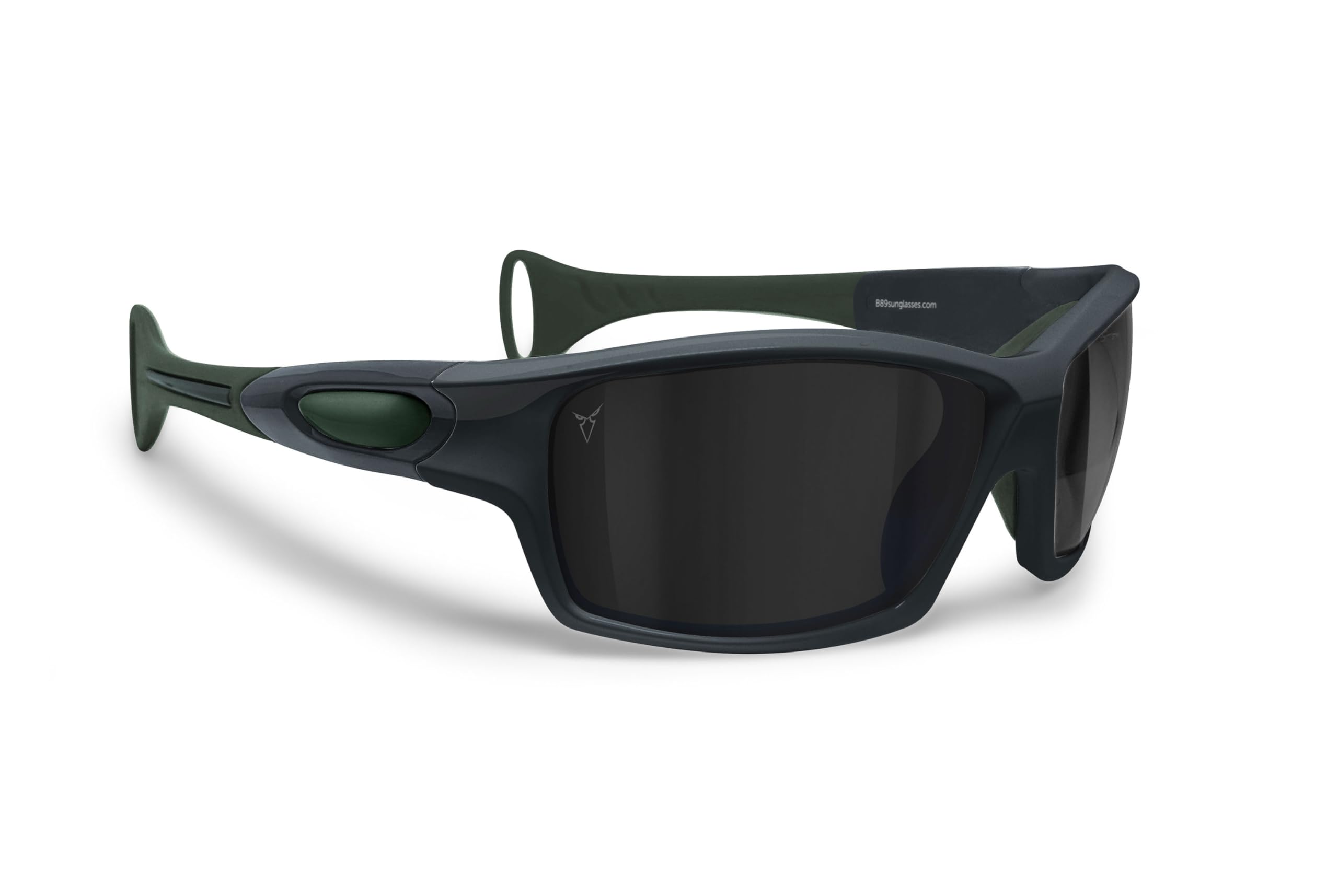 B89 Occhiali Sportivi Polarizzati Antiriflesso Antivento Antiurto per Sci Trekking Beach Volley Watersports Kitesurf Pesca Ciclismo mod. CA Galleggianti