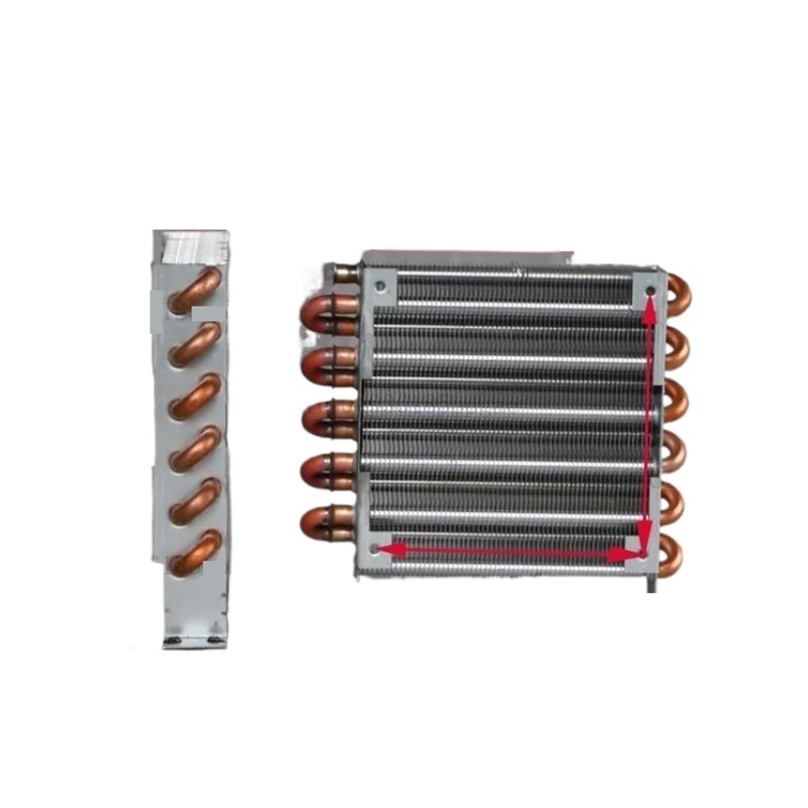 Mini radiatore raffreddato ad aria a condensatore in miniatura