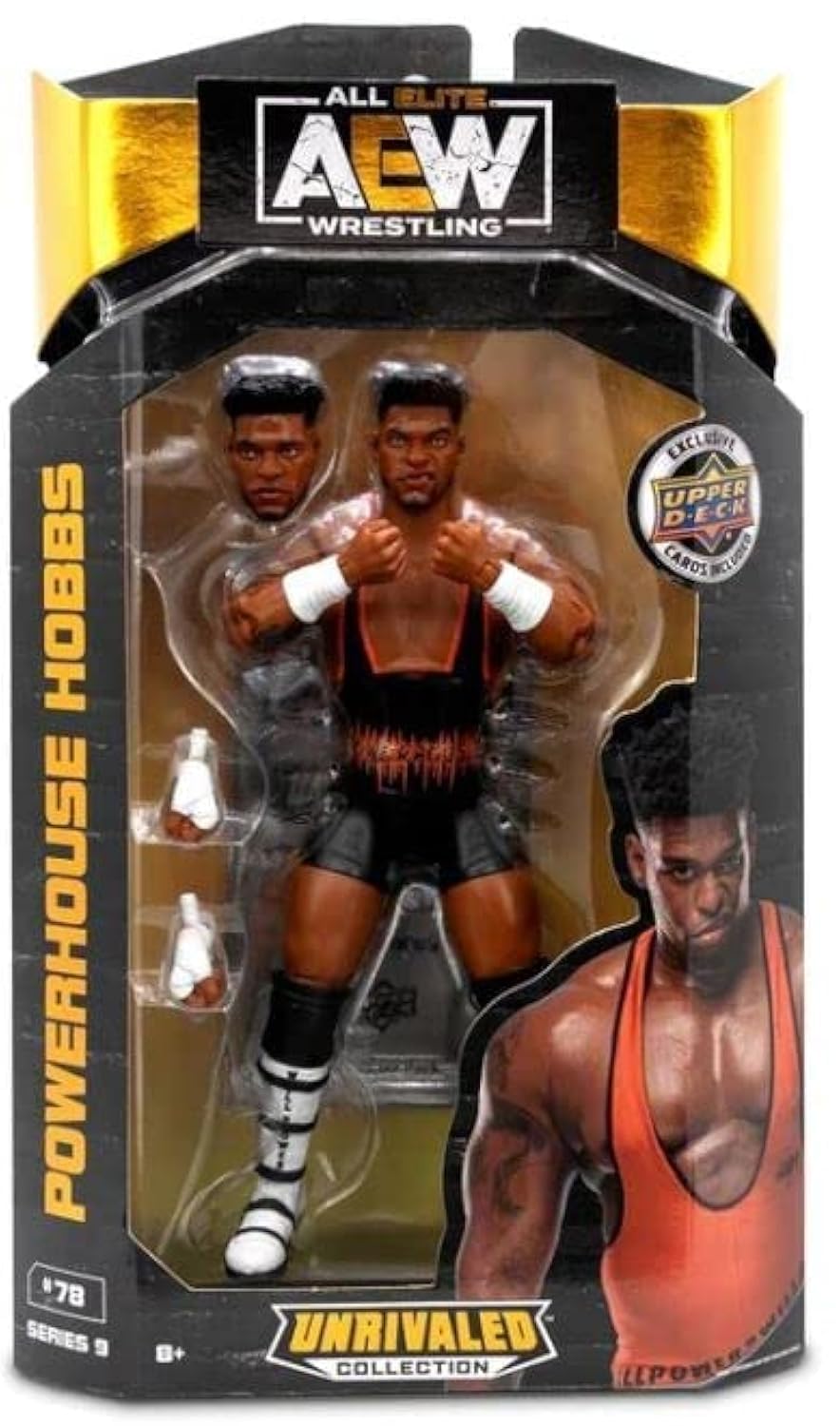 AEW Unmatched Unrivaled Luminaries Collection Wrestling Action Figure (Choose Wrestler) (Powerhouse Hobbs)