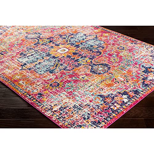 Artistic Weavers Odelia Vintage Bohemian Area Rug,2'7" X 7'3",Purple/Orange #TOP3