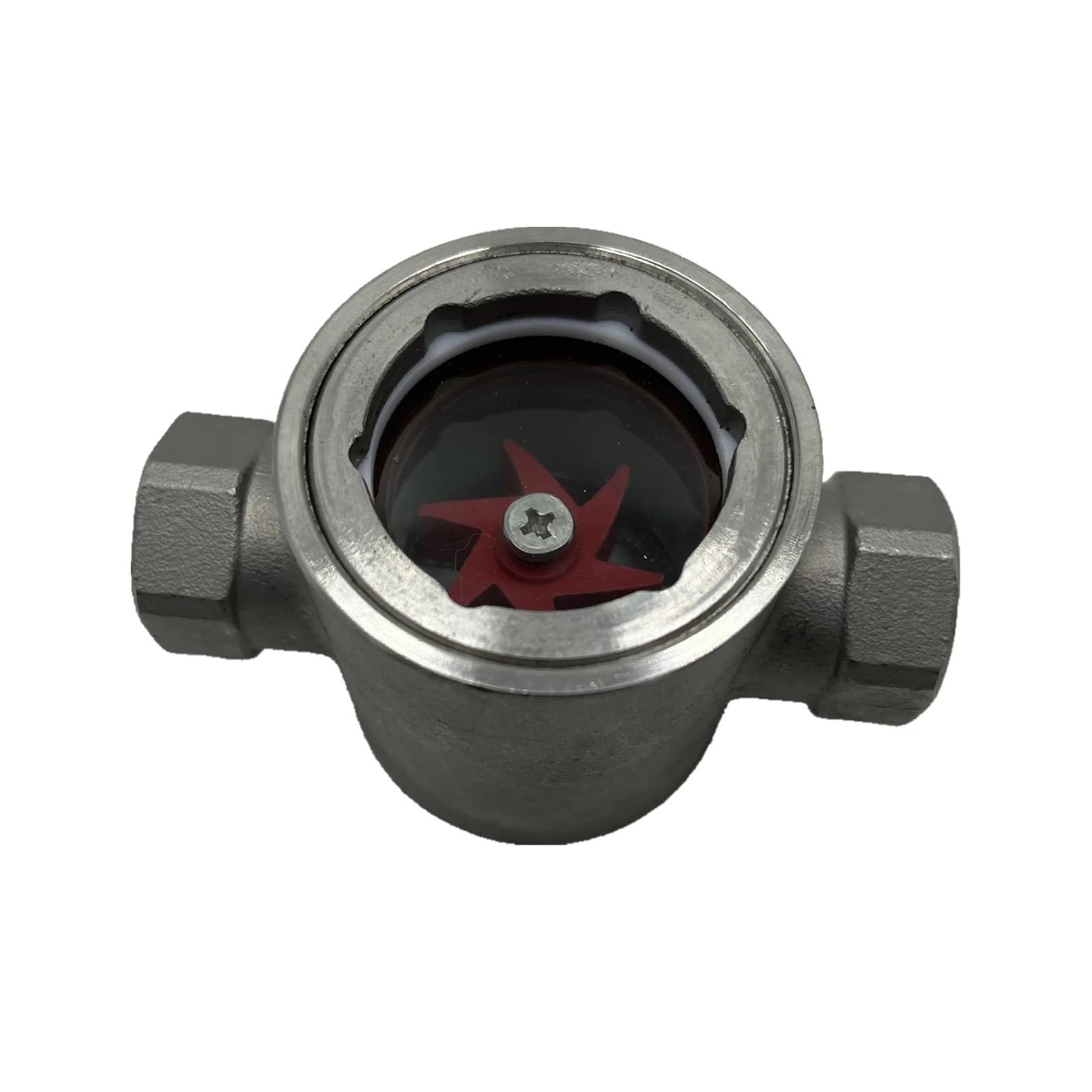 TPKMVGAP 1-1/4", 1-1/2", 2" NPT Stainless Steel 316 Sight Glass Water Flow Indicator With Concentric PTFE Impeller(2")