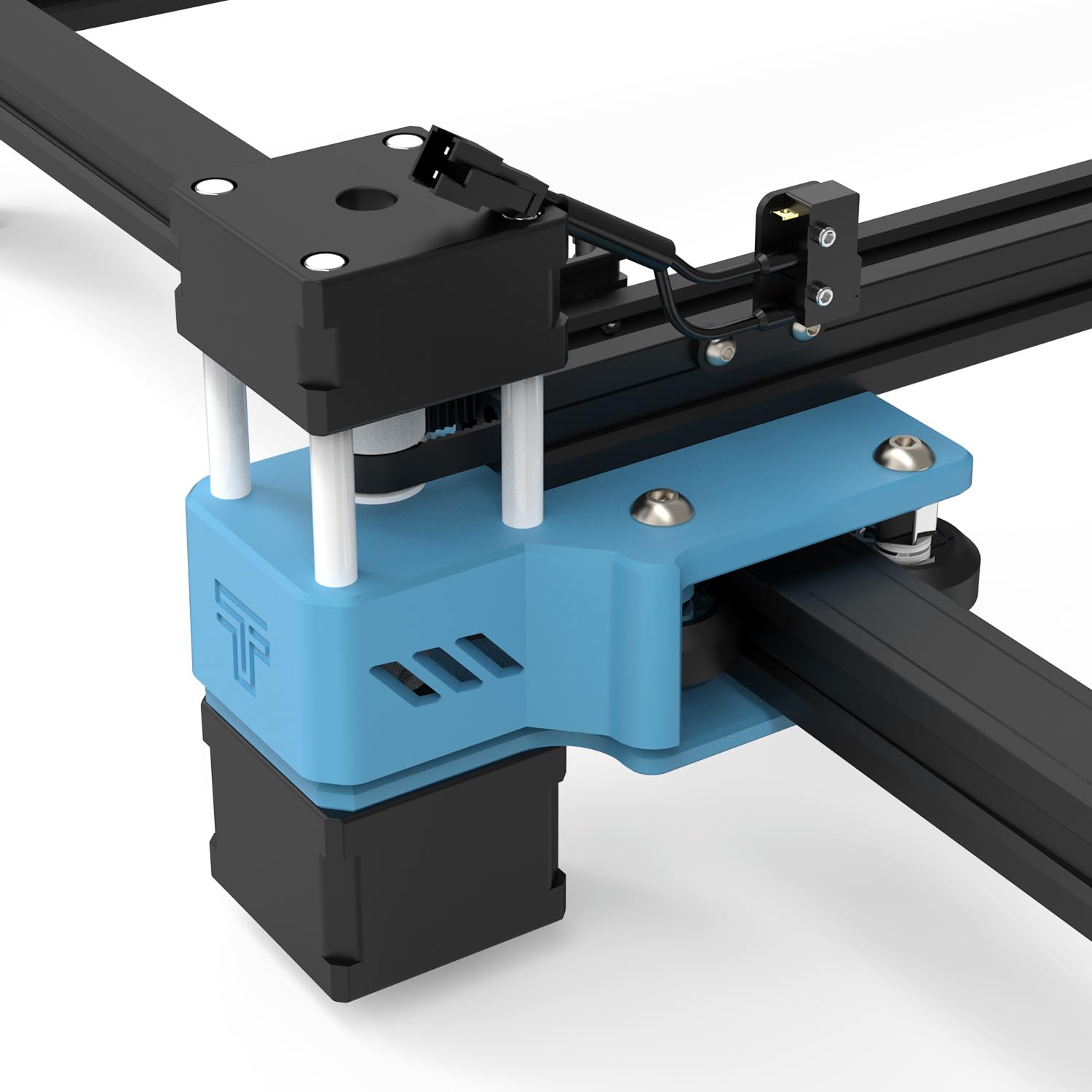 Twotree TTS-20 Pro 20 W Machine à graver laser pour la fabrication de puzzles en bois 3D 20 W Puissance laser Machine à focus fixe 418 mm x 418 mm Zone de gravure