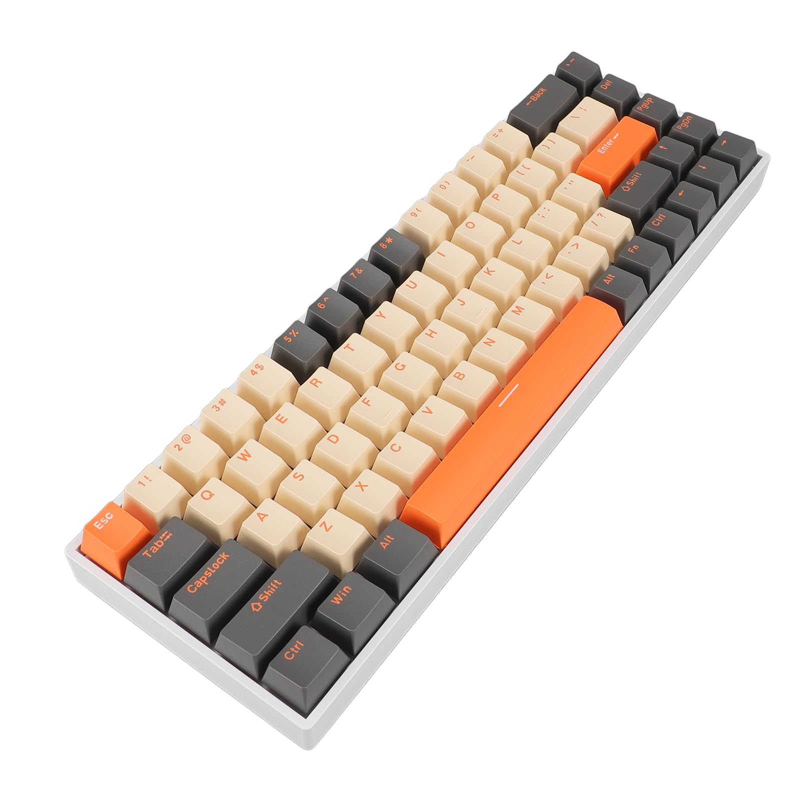 Aramox 68 Klawiszy Klawiatura Mechaniczna, RGB Podświetlenie Czerwone