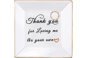 Mother-in-Law Gifts from Daughter-in-Law: Ceramic Ring Dish Jewelry Plate Trinket Tray -...