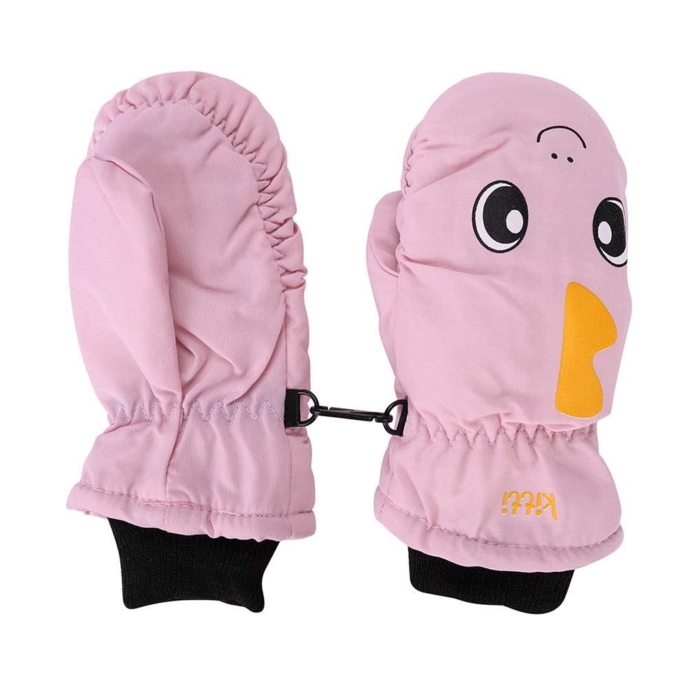 Guanti Da Sci Bambini Findway - Termici, Impermeabili, Antivento Con Palmo Antiscivolo, Per Neve E Sport