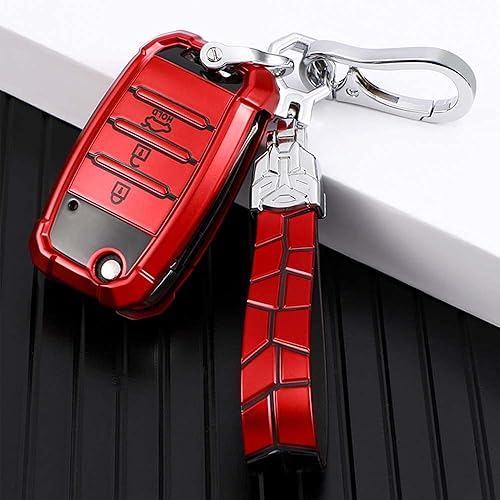 Miniatura 8 de SANRILY Funda para llavero de automóvil de 3 botones para Kia K3 K5 Rio 3 Ceed Forte Sorento Cerato sin llave con control remoto de entrada sin