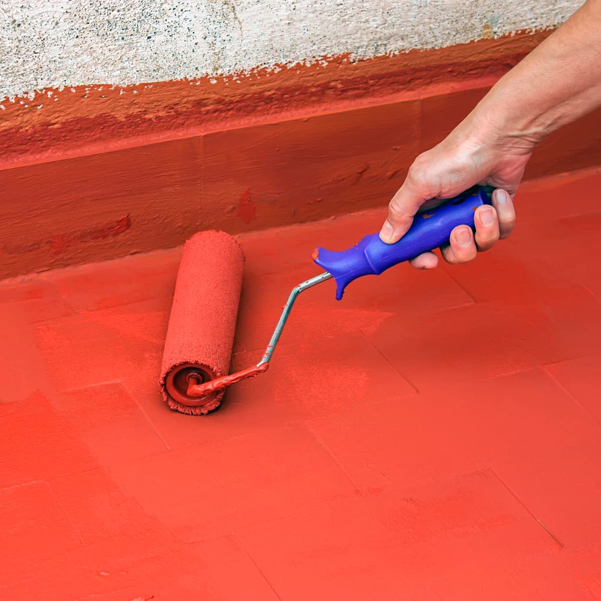 Pintura Kalma Antigoteras Gris 15 Litros Impermeable Acabado Satinado Elástica Pisable Duracolor