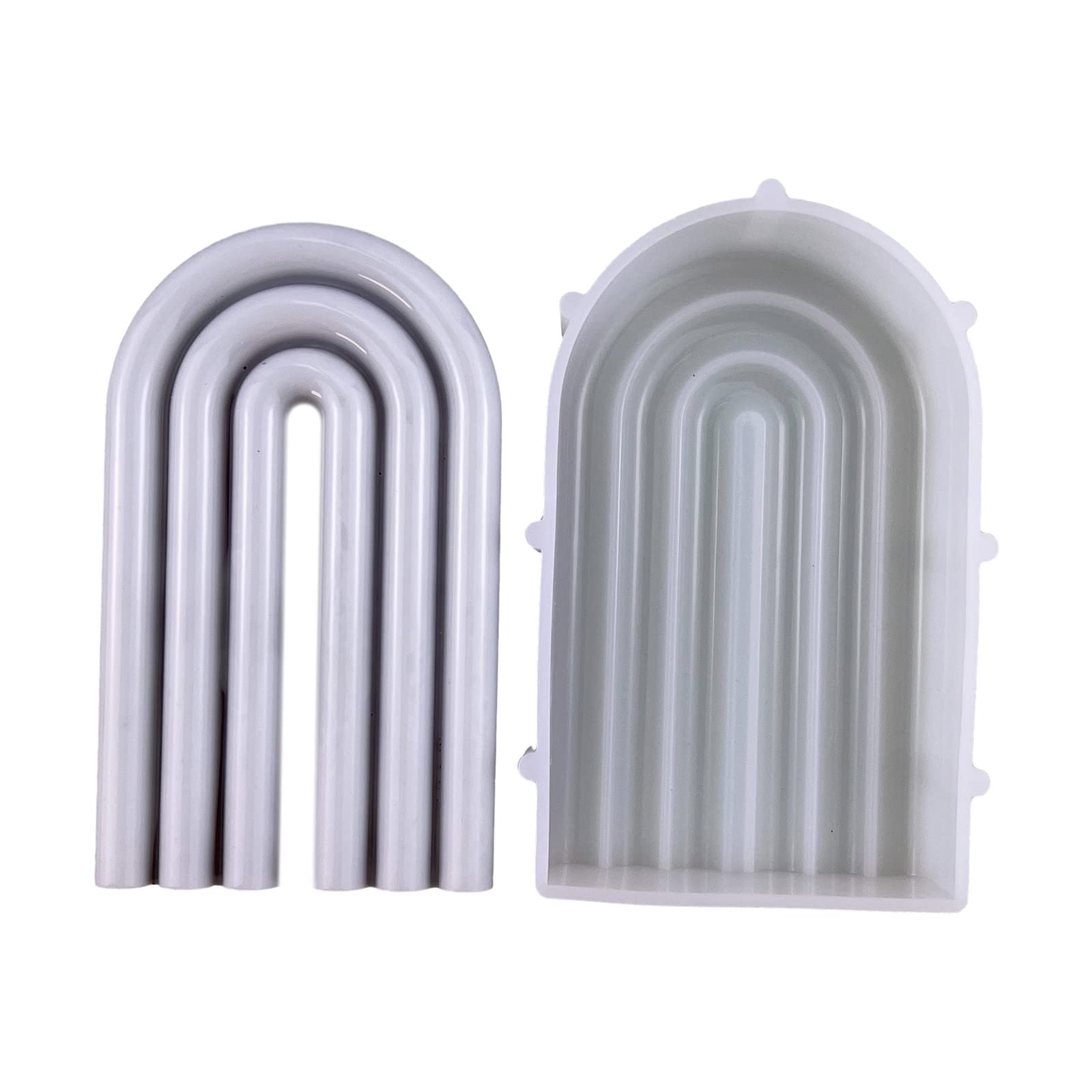 Stampo in silicone a forma di arco profumato stampo ornamento da tavolo strumenti per intonaco forniture antiaderenti