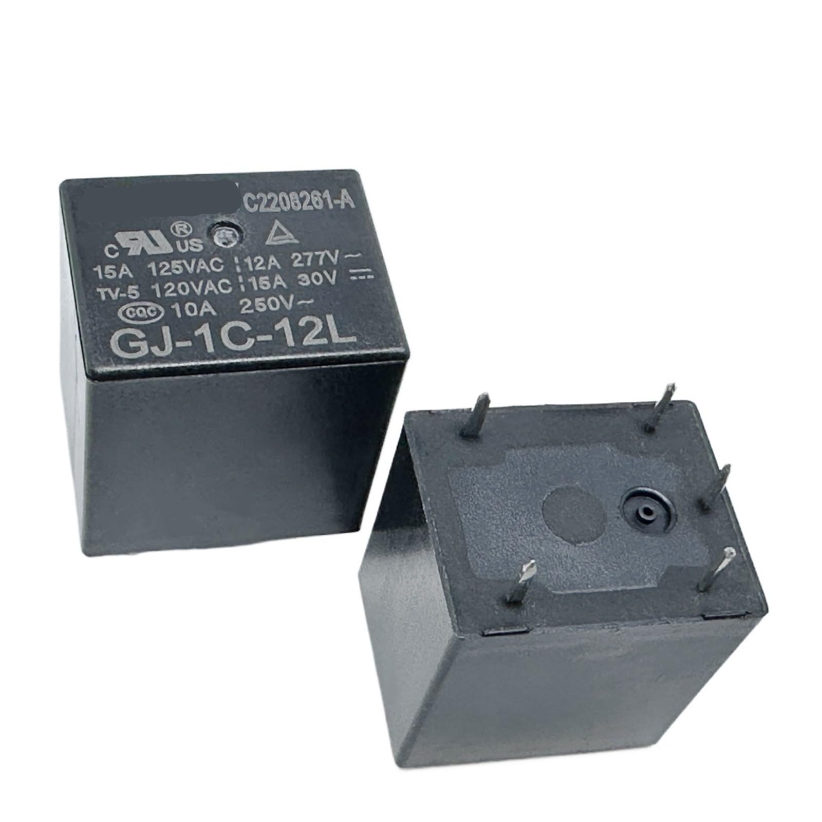SMGLRUEAT 1pc GJ-1C-12L 12V (22FC-12A) Relay 5pins