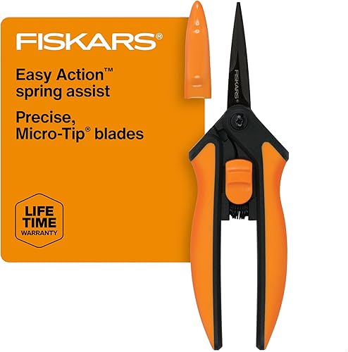 Fiskars Tijera pequeña con micropunta y mango suave Non-Stick Blades individual