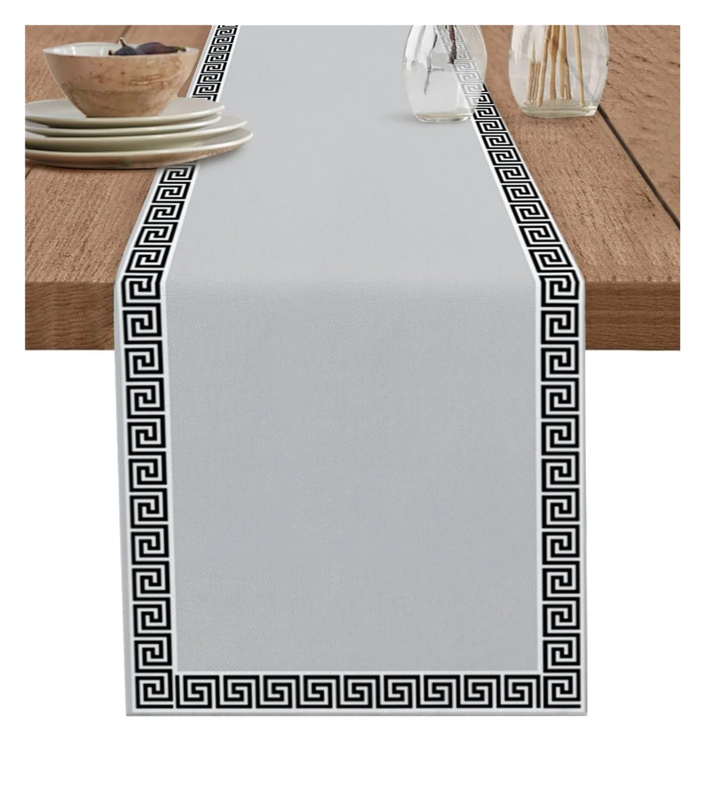 Table Runner Table Runner Simple Pattern Decoration Home Decor Dinner(WXF06613,33 x 274cm)