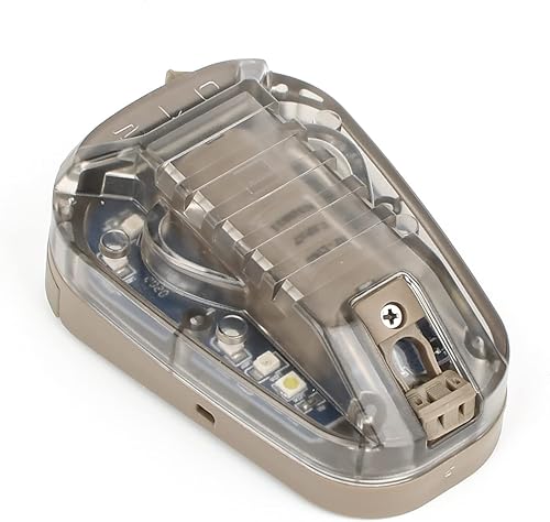 NOBUHIRO Luz táctica para casco militar luz de identificación militar opcional 4 modos visibles LED IR constant-onestroboscópica impermeable