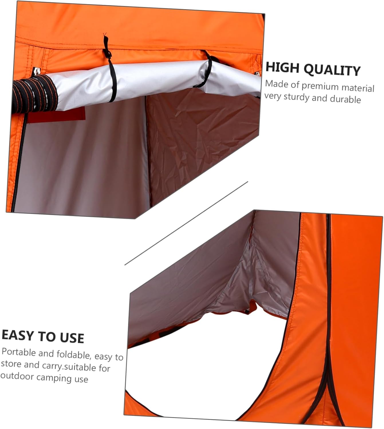 1Pc Portable Privacy Shower Tent Instant Pop Up Changing Room for Outdoor Camping Durable Bathing Tent for Privacy Easy Setup and Multi Purpose Use