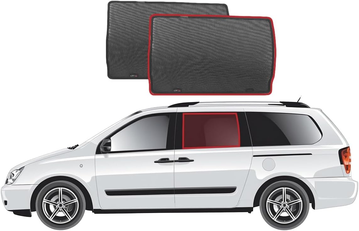 Snap Shades for KIA Carnival/Grand Carnival/Sedona/VQ/Carnival Royale | Hyundai Entourage 2nd Generation Car Rear Window Shades (VQ; 2006-2014)