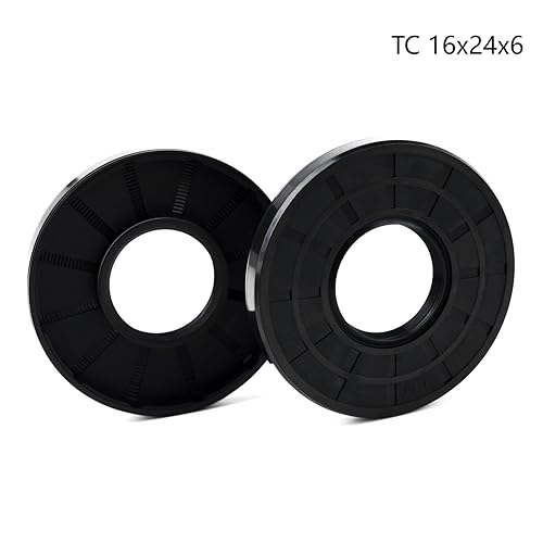 Miniatura 18 de XIKE 2 sellos de aceite, sellos de labio, TC 0.531 in x 0.945 in x 0.236 in, goma de nitrilo doble labio con resorte, sello de eje de aceite