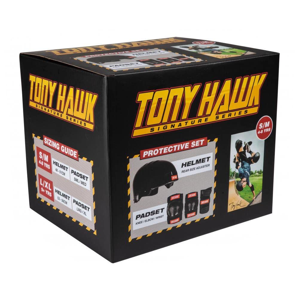 Tony Hawk Protective Set Helmet & Padset BK