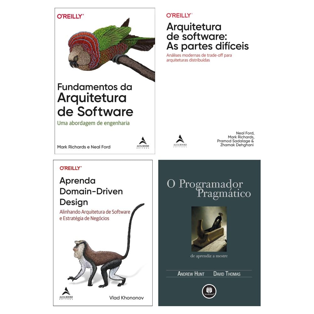 Kit Fundamentos da arquitetura de software + O Programador + 2 livros