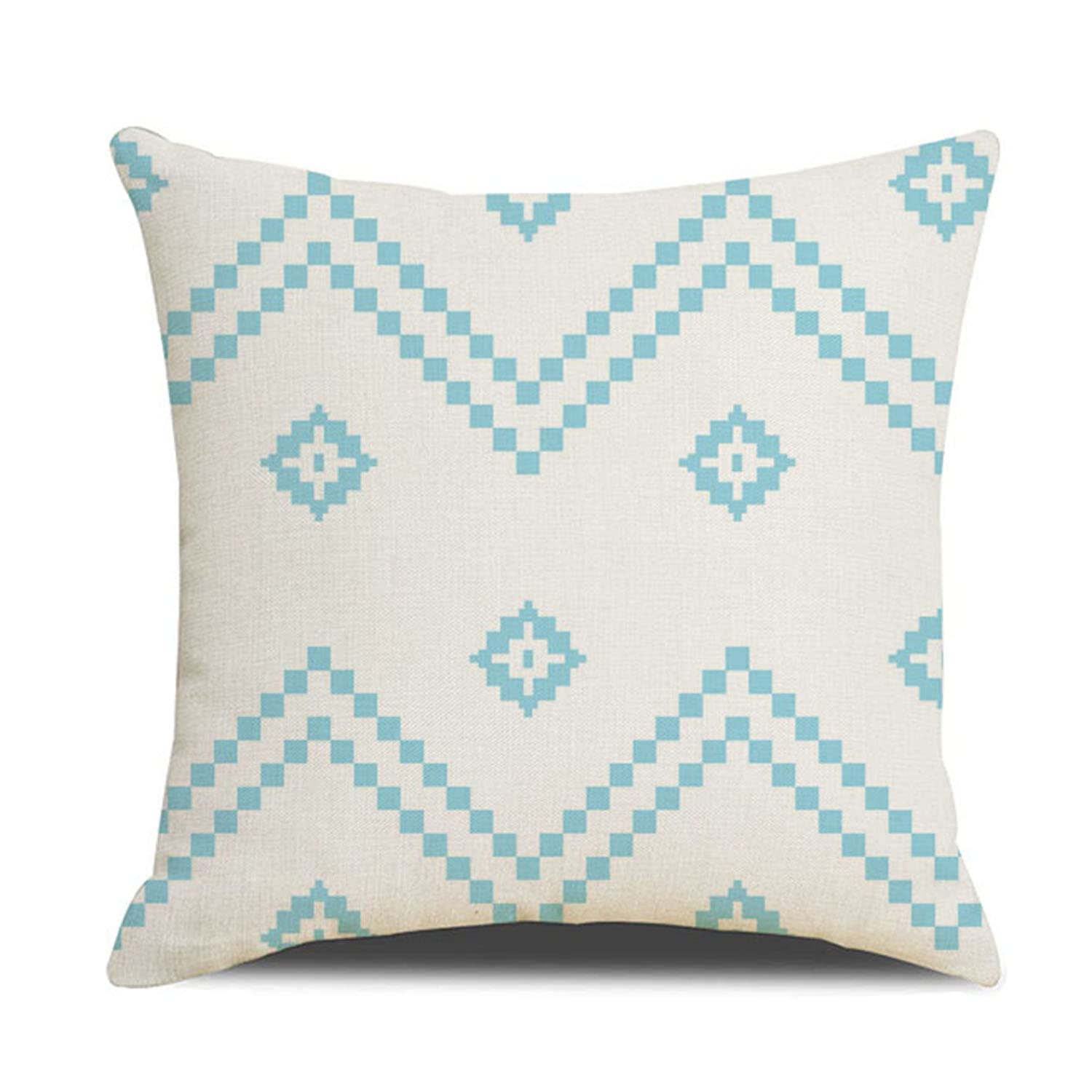 Confezione da 4 federe per cuscino, in cotone, confortevoli e solide federe decorative (solo federa, senza imbottitura) (50 x 50 cm, rosso scuro
