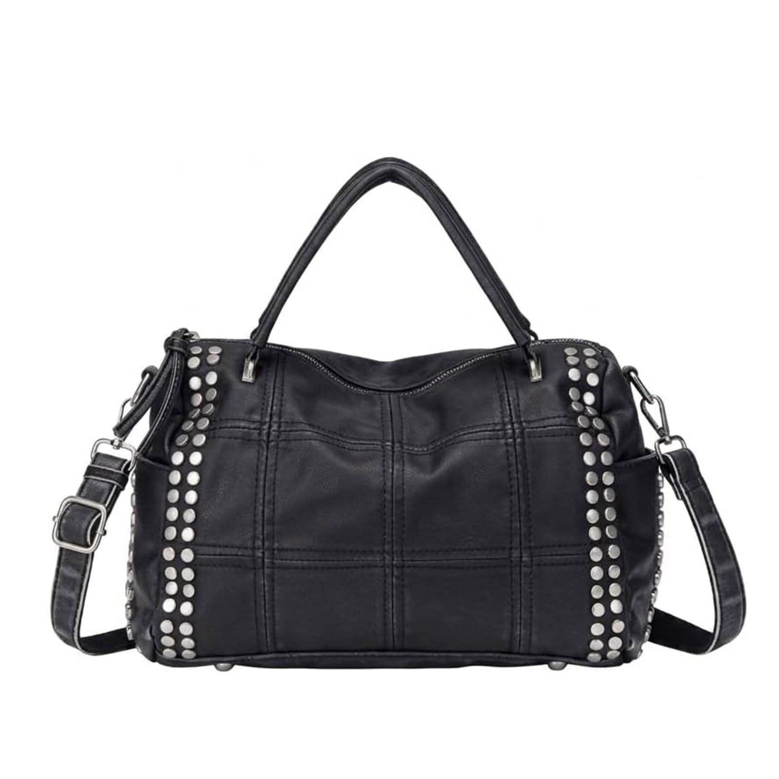 Bolso de Mano Bolsos De Mujer Grande Bandolera, PU Cuero Vintage City Bag