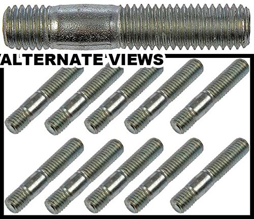 APDTY 786463 Double Ended Stud - M10-1.50 X 27mm and M10-1.50 X 12mm