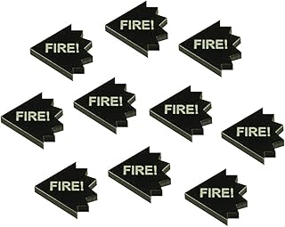 LITKO Fire! Tokens, Black (10)