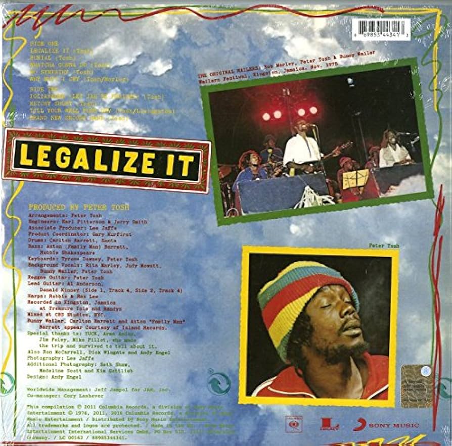 peter tosh - Legalize It レコード Amazon.co.jp: LEGALIZE IT [12 inch Analog]: ミュージック