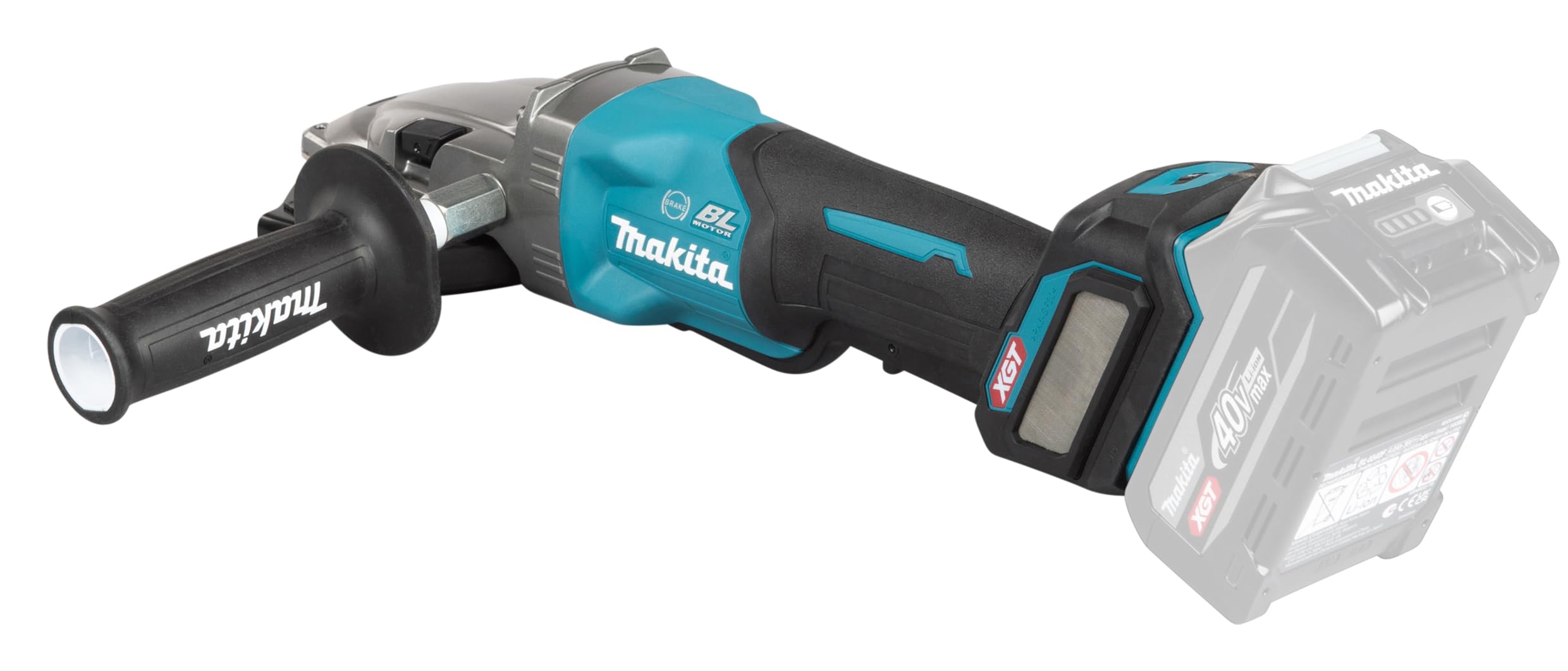 Makita GA056GZ - Amoladora angular con batería (40 V, máx. (sin batería, sin cargador)