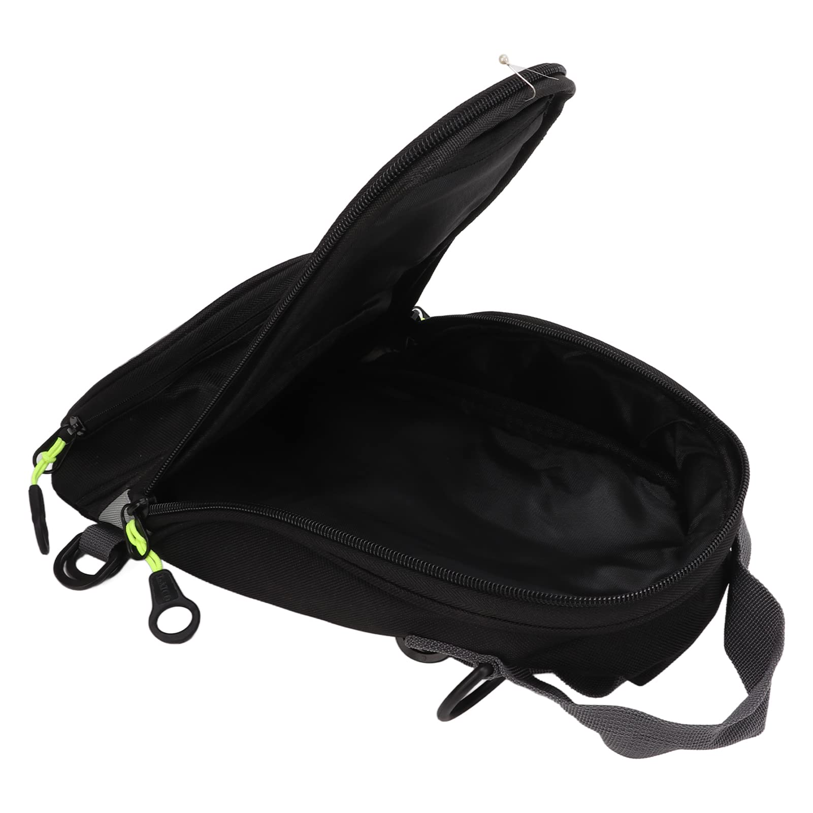 Qiilu Tankrucksack, Universal Benzin Tank Satteltasche Magnetische Tanktasche Wasserdicht für Handynavigation