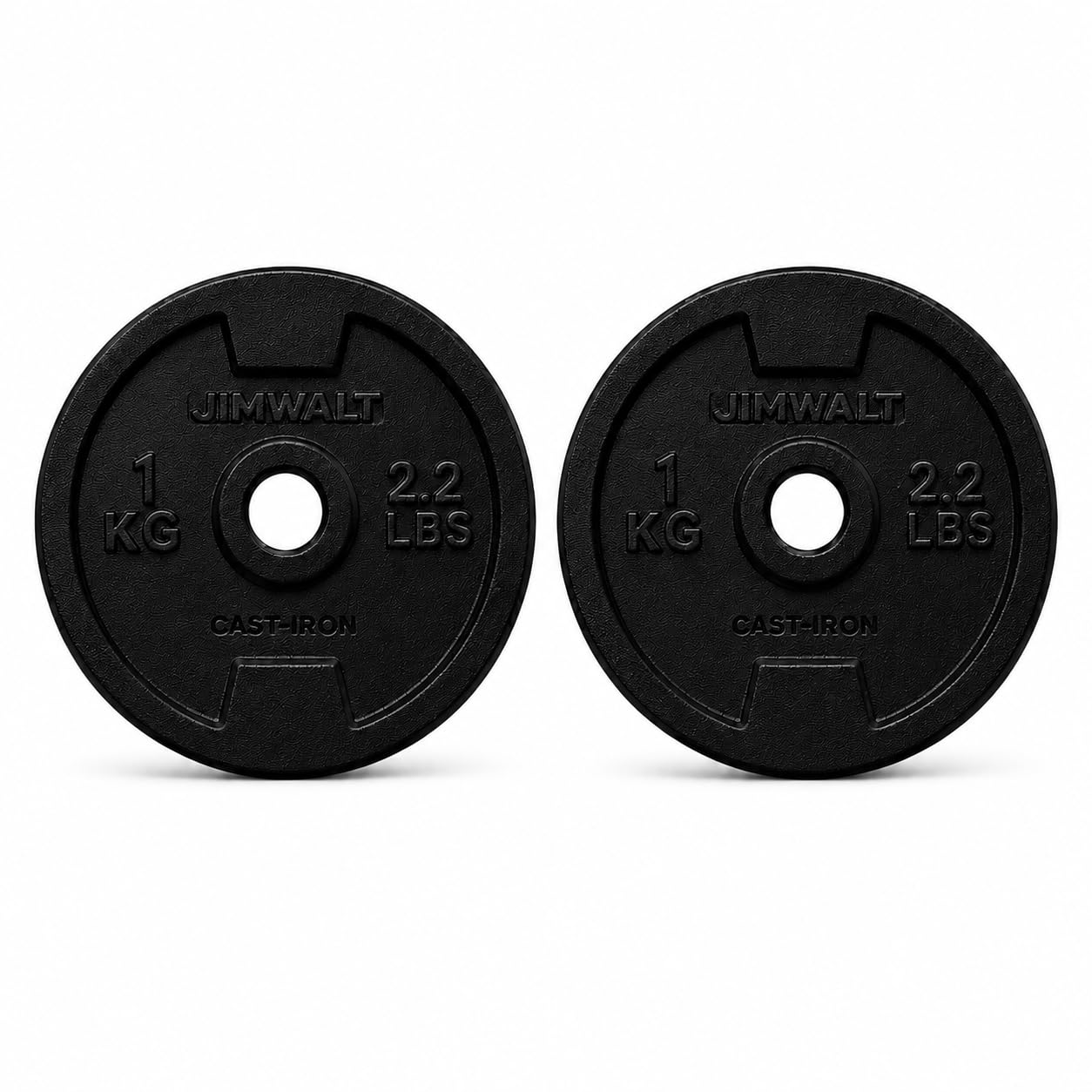 Jimwalt Cast Iron Powder Coated Weight Plates for Home Gym (Centre Hole 30mm)– Standard Gym Plates for Strength Training, Durable & Rust-Resistant, Multiple Weight Options | From the House of Healthycliq | Sedex Certified | Bodybuilding Fitness And Core Fitness (2KG (1KG X 2)-image-21