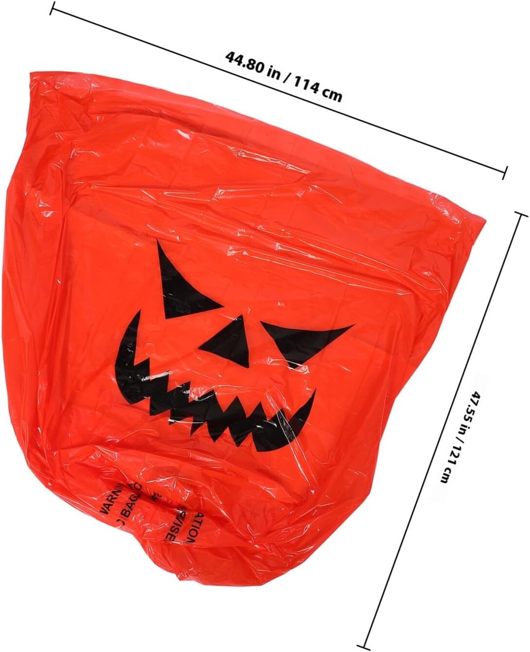 3pcs Pumpkin Leaf Yard Waste Bags Large Capacity Gardening Leaf Collector Bags for Halloween Outdoor Garden Trash for Lawn