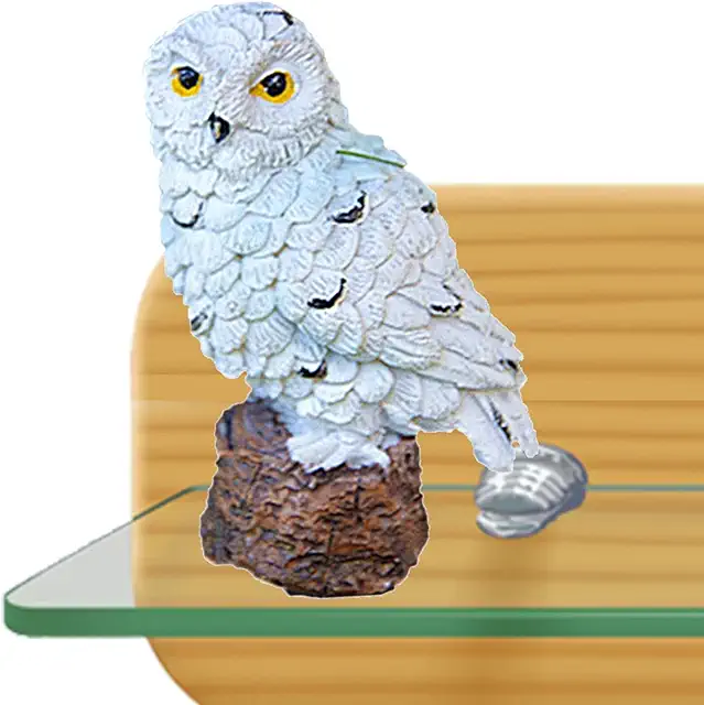 Beeldjes Uilen: Realistische Hars Uilen Figurines voor Tuindecoratie en Miniatuurlandschappen